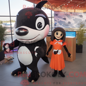 Rust Killer Whale mascot...