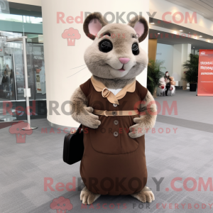Brown Chinchilla mascot...