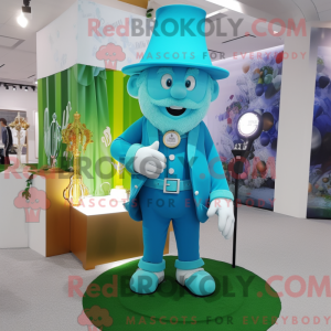Postava maskota Sky Blue...
