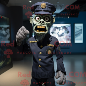 Postava maskota Navy Zombie...