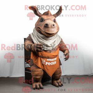 Rust Næsehorn maskot...