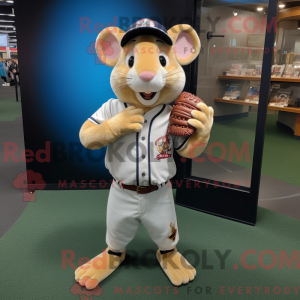 Gouden Rat-mascottekostuum...