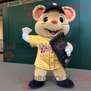 Disfraz de mascota Gold Rat...