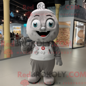 Grå is maskot kostume...