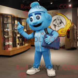 Disfraz de mascota Sky Blue...