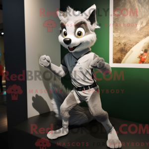 Silver Fox-maskotdraktfigur...