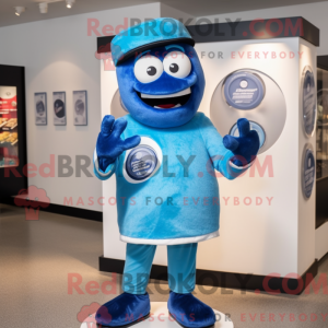 Maskottchenkostüm Blauer...