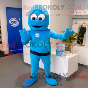 Blue Engagement Ring mascot...
