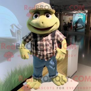 Disfraz de mascota de rana...
