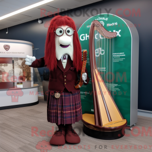 Maroon Celtic Harpe...