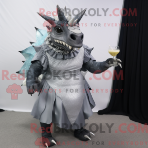 Zilveren Triceratops...