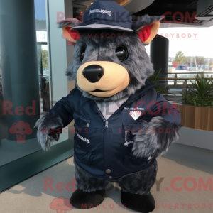 Navy Wild Boar mascot...