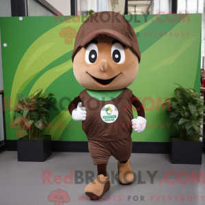 Brown Spinach mascot...