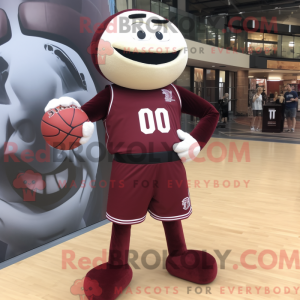 Maroon Volleyball Ball...