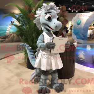 Gray Sea Horse mascot...