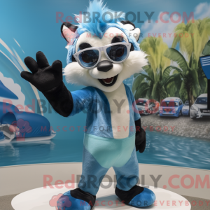 Disfraz de mascota Sky Blue...