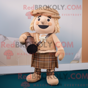 Beige doedelzak...