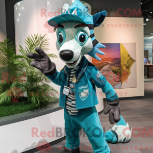 Disfraz de mascota Teal...
