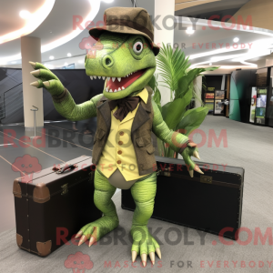 Máscara de Olive Allosaurus...