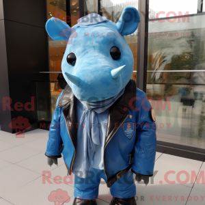 Postava maskota Sky Blue...