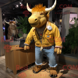 Gouden wollige neushoorn...