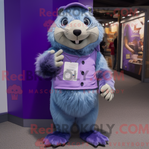 Lavender Marmot mascot...