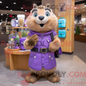 Lavender Marmot mascot...