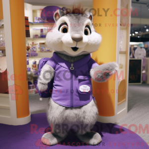 Lavender Marmot mascot...