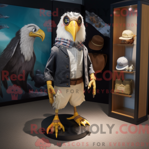 Máscara Gold Crow com capuz...
