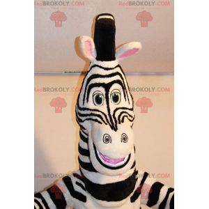 A famosa zebra do mascote de Marty do desenho animado de
