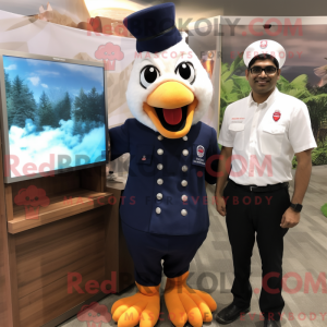 Disfraz de mascota de pollo...