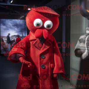Máscara de polvo vermelho...