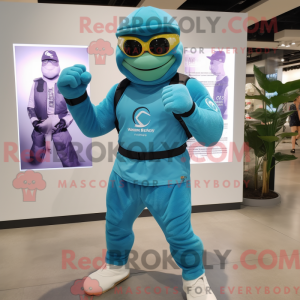Maskotdraktfigurat Turkis...