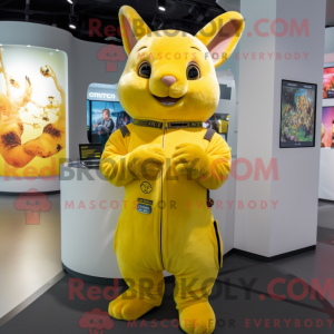 Gul Chinchilla maskot...