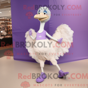 Lawendowe rozpórki maskot...