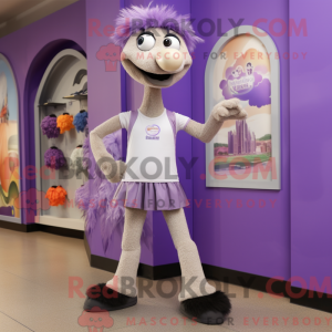 Lavendel struts maskot...
