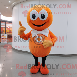 Oransje smultring maskot...