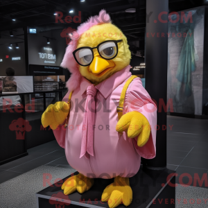 Maskottchenkostüm Pink...