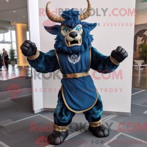 Navy Minotaur mascot...