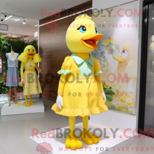 Disfraz de mascota del pato...