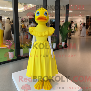 Disfraz de mascota del pato...