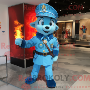 Sky Blue Fire Fighter...