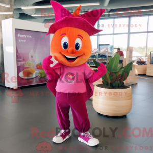 Magenta Apricot mascot...
