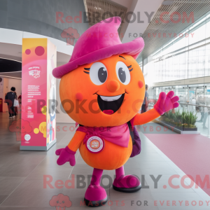 Magenta Abrikos maskot...