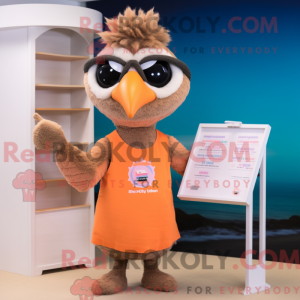 Peach Emu-mascottekostuum...