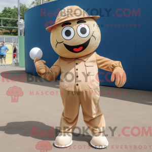 Tan Petanque Ball...