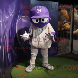 Lavendel edderkop maskot...