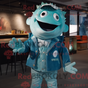 Disfraz de mascota Cyan...