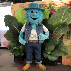 Turkis kål maskot kostume...