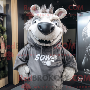 Silver Sow maskotdraktfigur...